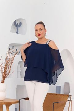 Picture of CURVY GIRL STYLISH ELEGANT TOP